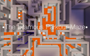 Скачать The Infamous Parkour Maze для Minecraft 1.13